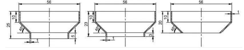 Figure 9. The CAD diagram about the height of the lower part. 