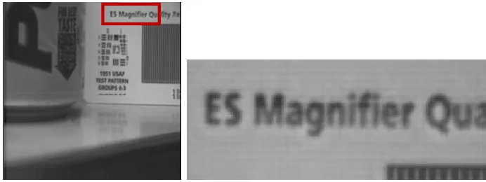 Figure 6. The result (left) and local magnified clock image (right) of NSCT-3 layer method