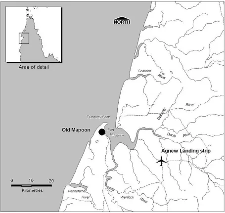 Figure 4: Location of Old Mapoon