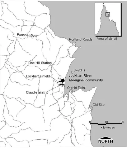 Figure 6: Location of Lockhart River Aboriginal Community 