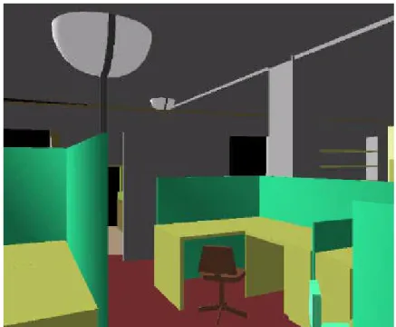 FIGURE 1. A View of the Virtual Office Space
