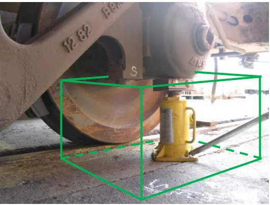 Figure 3-1 Space available for lifting device 