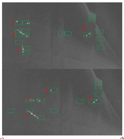 Figure 1. Sea target detection results based on sparse representation.  