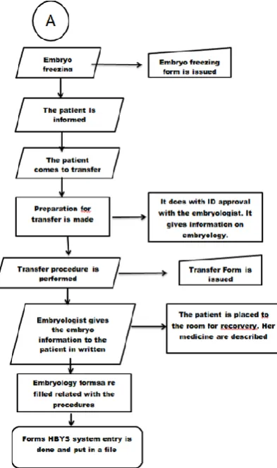 Table 1. Form times, filled in the embryology laboratory before process improvement 