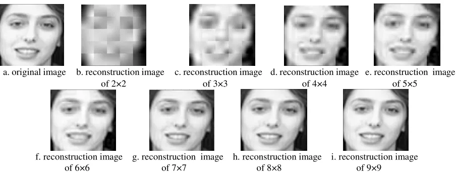 Figure 6. The nearest neighbor classifier is used for matching faces. 