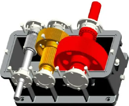 Figure 1. The reducer solid assembly model.