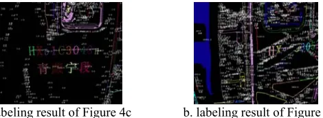 Figure 4. Result of processing, a and b are raw images, c and d are preprocessing results