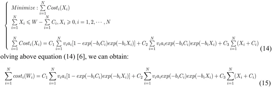 Table 1. The optimal expenditures of testing effort. 