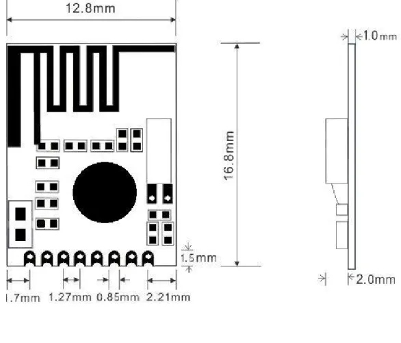 Figure 9   RFM70  SMD PACKAGE