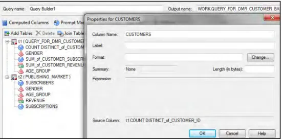 Figure 6.10: Rename Three Columns to Business-Related Names 