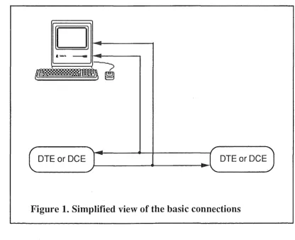 Figure 1. Simplified view of the basic connections 