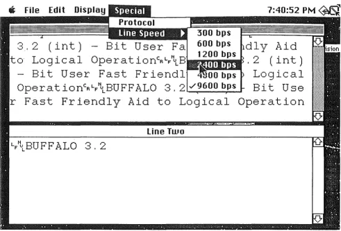 Figure 4. Asynchronous Application Screen Dump 