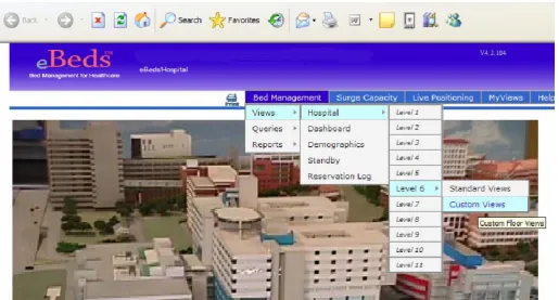 Figure 2. eBed logon window. 
