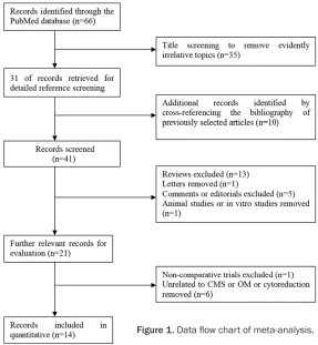 Figure 1. Data flow chart of meta-analysis.