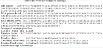 Figure 9. Client sends message.                         Figure 10. Server receives message