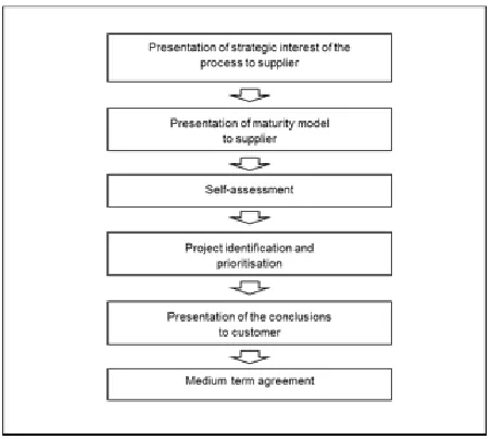 Figure 2. Self-assessment and project definition process