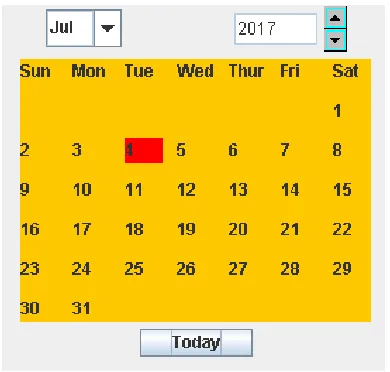 Figure. 1. Calendar. 