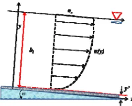 Figure 3. The distribution of vertical velocity profile. 