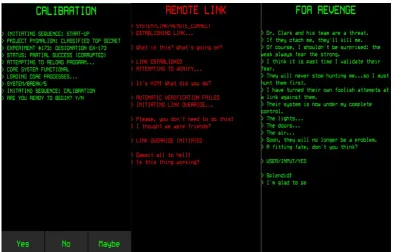 Figure 1.2: Screenshots of first iteration of Alive 