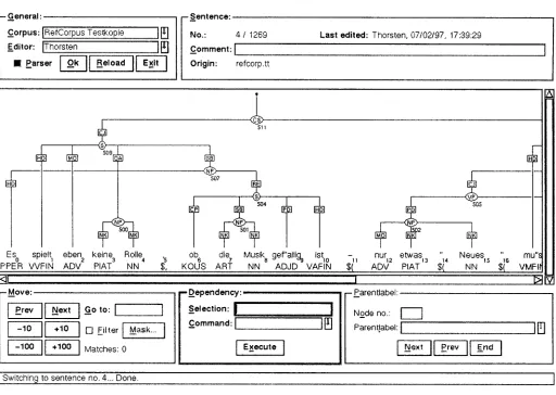 Figure 1: Screen dump of the annotation tool 