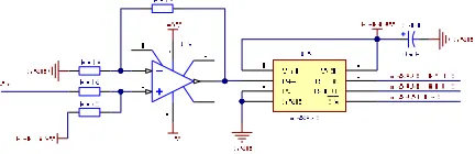Figure 3. Schematic diagram of voltage rise circuit of A/D converter circuit. 