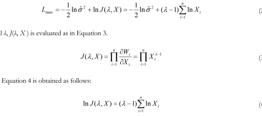 Table 1 summarizes Johnson transformation system. For a specific non-normal application, the primary