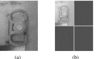 Figure 3. Wavelet decomposition of the fastener image. 