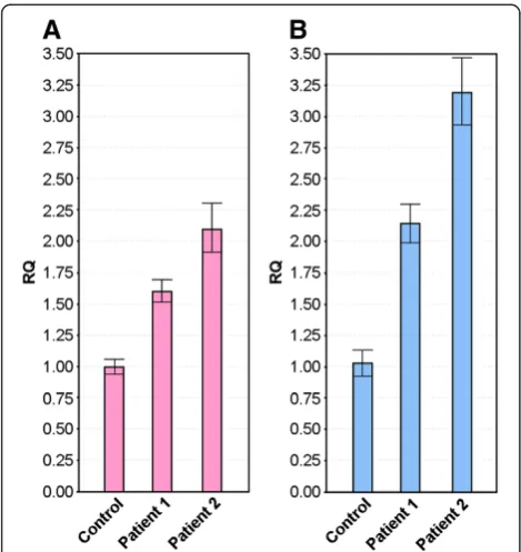 Figure 3 Confirmation and quantitation of copy number usingqRT-PCR. (A) untreated genomic DNA