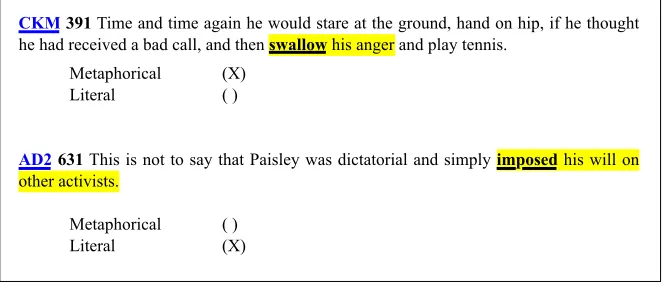 Figure 19Soliciting human judgments: Annotation set-up. HYPERLINK "http://bnc.bl.uk/BNCbib/AN.html" \l "AND" if some teachers hold the belief that the best parents are those that are docile and ignorant 