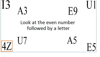 Figure 2A stimulus image and example instruction for Experiment 2. The target is presently highlightedfor ease of discussion.