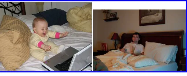 Figure 2Omission scores for the example sentencefor LM and the two pathways, T a baby sits on a bed laughing with a laptop computer openEXTUAL and VISUAL, of IMAGINET.