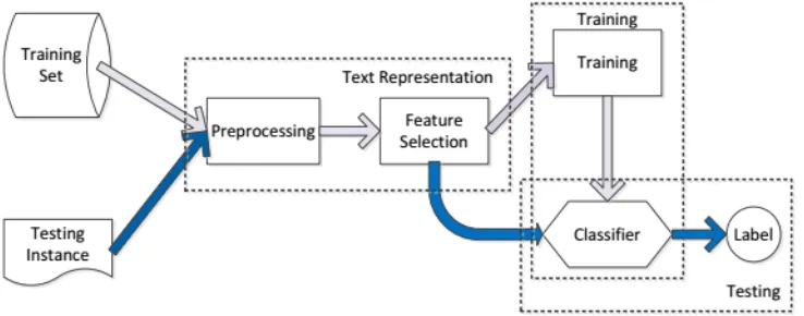 Figure 1. General procudure of text classification. 