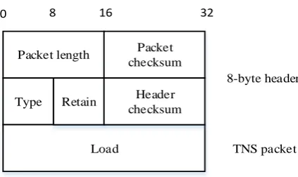 Table 1. TNS packet types 