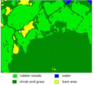 Table 6. Rubber woods classification accuracy evaluation. 