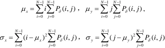 Table 2. Mean value of texture characteristic parameters of No.1 rice sample. 