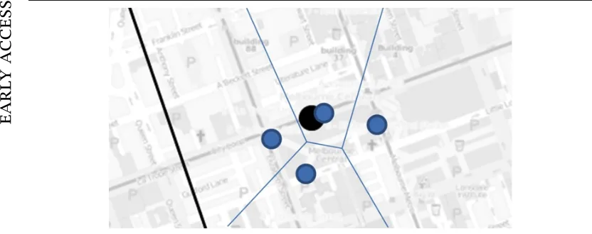 Figure 3Switch from the original contrast set seed, the Melbourne Central trainstation, to its possible exits.