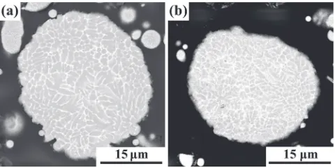Fig. 2SEM micrographs of (a) A7075 and (b) A7075+5Si powders.