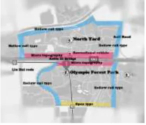 Figure 1. Planar Graph of Beijing Olympic Forest Park. 