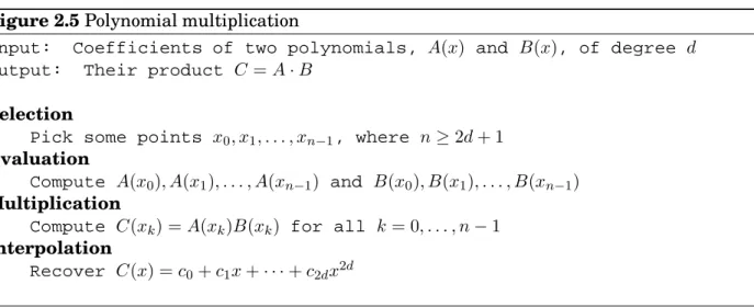 Figure 2.5 Polynomial multiplication