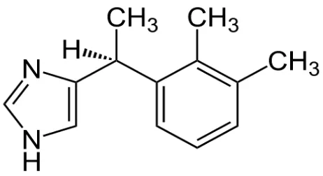 Fig.11: Structure of Dexmedetomidine. 