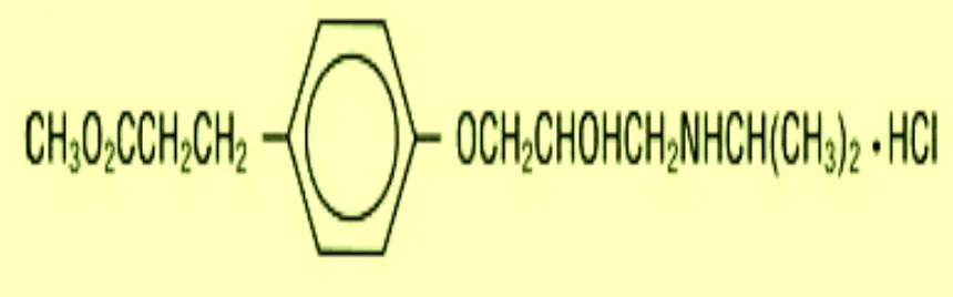 Fig.15: Structure of Esmolol hydrochloride. 