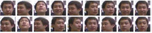 Figure 2. Some sample images of Biwi Kinect dataset. 