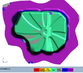 Figure 8. FEA models of drag and expand process. 