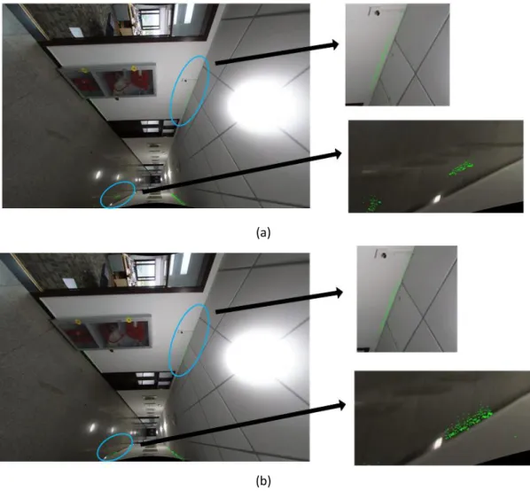 Fig. 10. Comparisons without and with registration parameters optimization