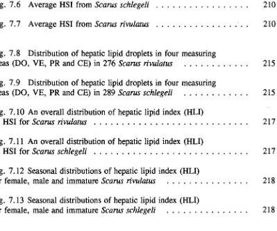Fig. 7.6 Average HSI from Scarus schlegeli  