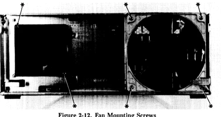 Figure 2-12. Fan Mounting Screws 