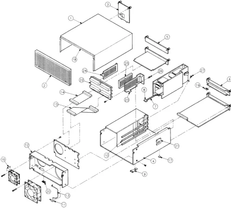 Figure 2-1 shows an exploded view of the computer. This diagram should help you deterllline how the parts are installed or replaced