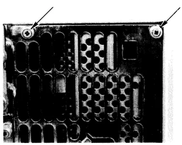 Figure 2-5. Power Supply Grounding Tab Screw 