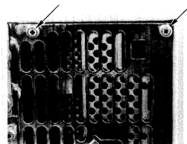 Figure 2-5. Power Supply Access Cover Screws 