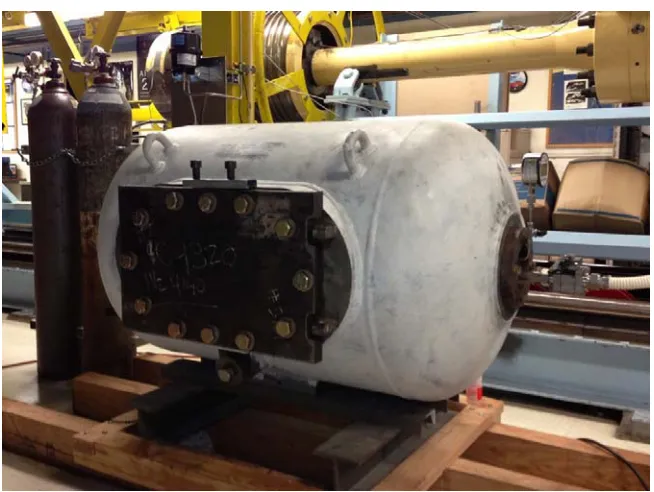 Figure 2.3: Gas premixing tank.